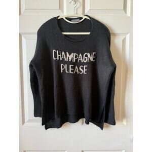 Wooden Ships “Champagne Please” Mohair Blend Sweater Size XS (Oversized Fit)